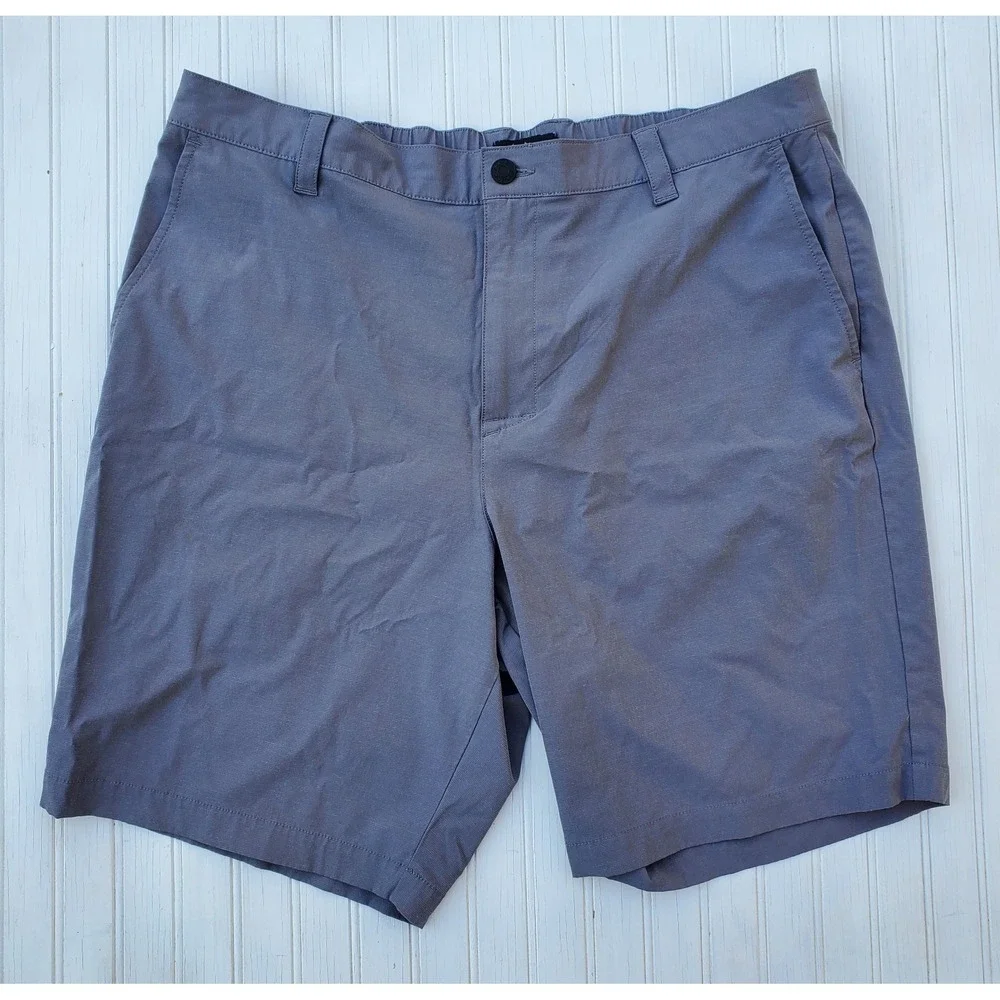 Banana‎ Republic Mens Golf Shorts Size 38 Gray Quick-Dry Active Flex Hiking Camp